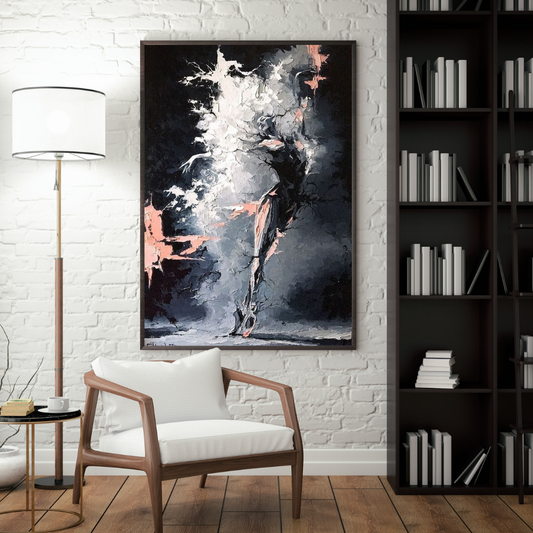 Dancing Girl Abstract Art