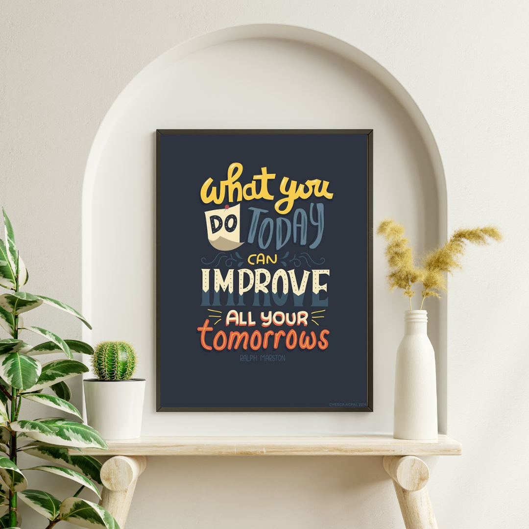 3-Panel inspiring Quotes Set